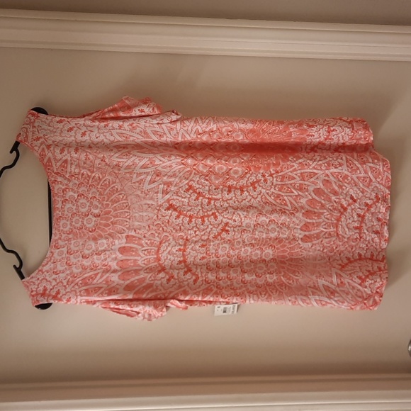 NWT, JM Collection Starfish Combo Cold Shoulder Top - Picture 4 of 10